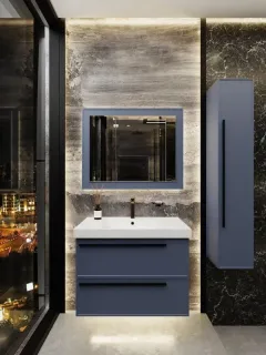 Тумба под раковину La Fenice Elba FNC-01-ELB-BG-100-2 синяя матовая 100 см