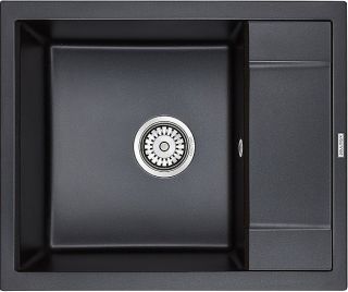 Мойка кухонная Paulmark Flugen PM216050-BLM чёрный металлик
