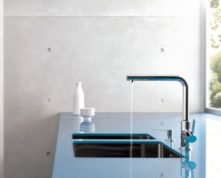 Смеситель для кухни Kludi L-Ine хром 408510575