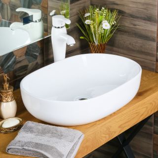 Накладная раковина Melana 5006-805 59см белый