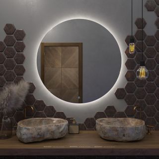 Зеркало с подсветкой Onika Сола 209030 90см