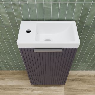 Тумба под раковину  Style Line Соло ЛС-00002427 40 см Графит нубук