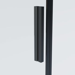 Душевая дверь Vincea Soft 2 VDS-3SO2100CLB, 1000, черный, стекло прозрачное