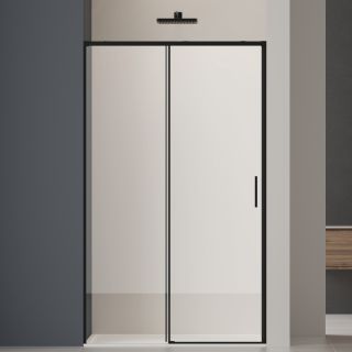 Душевая дверь Vincea Soft 2 VDS-3SO2120CLB, 1200, черный, стекло прозрачное