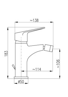 Смеситель для биде Rav Slezak Victoria VI245.5