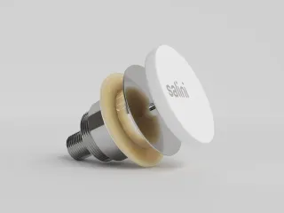 Донный клапан для ванны Salini S-Sense 15221WG D 402 белый глянцевый