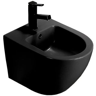 Биде CeramaLux 2342MB подвесное черное