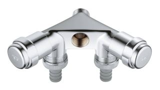 Двойной вентиль Hansgrohe Eggeman Einfach 41020000