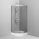 Душевой уголок AM.PM X-Joy Twin Slide 80х80 W88G-205-080MT64 профиль Хром матовый стекло прозрачное