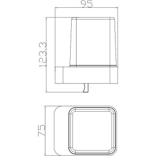 Стакан для зубных щеток Rav Slezak Nil NLA0304 Хром
