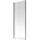Боковая панель Veconi KP-13, 1200х1950 , хром, стекло прозрачное