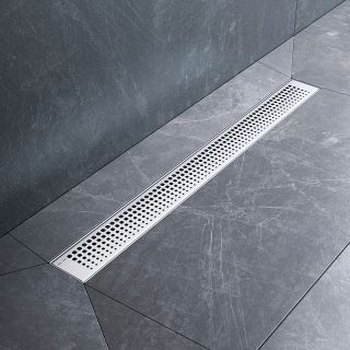 Душевой лоток AM.PM MasterFlow 70 W01SC-P11-070-01SB с решеткой Хром матовый Cut Gradient