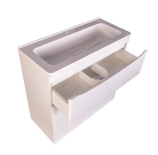 Тумба под раковину Style Line Бергамо СС-00002314 мини 80 Люкс антискрейтч Plus 80 см