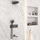 Душевой комплект Vincea VSFW-432TI1GM встраиваемый, трехрежимный, вороненая сталь