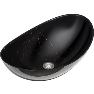 Раковина накладная Stella Polar Орион SP-00001506 60см золотой мрамор