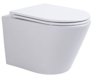 Подвесной унитаз Sintesi Essler SIN-TS-SLR-181 безободковый белый