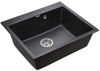 Мойка кухонная Paulmark Kante PM106052-BL чёрный