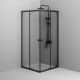 Душевой уголок AM.PM Sunny W87G-403-9090-BT профиль черный матовый 90x90 см