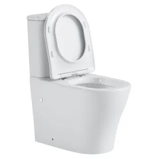 Унитаз-компакт Black&White Universe 7792W безободковый белый