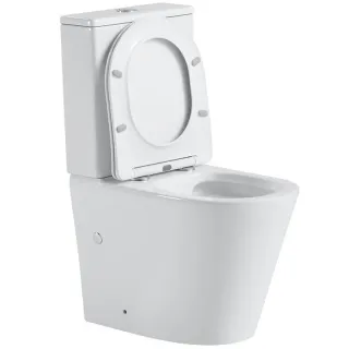 Унитаз-компакт Black&White Universe 7793W безободковый белый