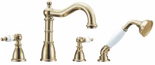 Смеситель на борт ванны Boheme Provanse бронза 394