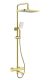 Душевая стойка Raglo R01.26.03 с термостатом золотой сатин