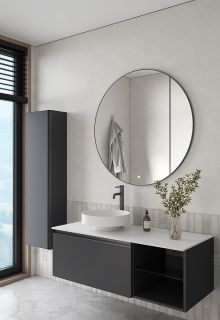 Тумба под раковину Armadi Art Quatro 790-M6-120-A-A 120 см антрацит