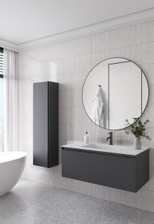 Пенал подвесной Armadi Art Quatro 791-A-A 35 см антрацит