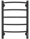 Электрический полотенцесушитель Larusso Классик П5 40x60см чёрный матовый 4670078536501