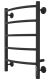 Электрический полотенцесушитель Larusso Классик П5 40x60см чёрный матовый 4670078536501