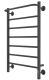 Электрический полотенцесушитель Larusso Прайм П7 50x80см чёрный матовый 4670078536570