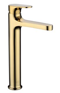 Смеситель для накладной раковины Boheme Spectre золото 452-G