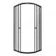 Душевой уголок Triton Альфа Щ0000054225 100x100 см профиль чёрный стекло прозрачное