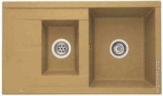 Мойка кухонная Акватон ДЕЛИЯ 87 латте