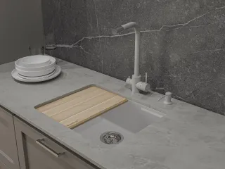 Мойка кухонная GranFest URBAN 4555 темно-серый