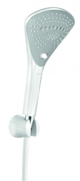 Душевая лейка Kludi Fizz с держателем белый 6775091-00
