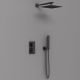 Душевой комплект Vincea VSFW-102TMB термостатическая черный