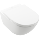 Унитаз подвесной Villeroy Boch с сиденьем Villeroy  Boch Subway 3.0 4670TSR1 альпийский белый
