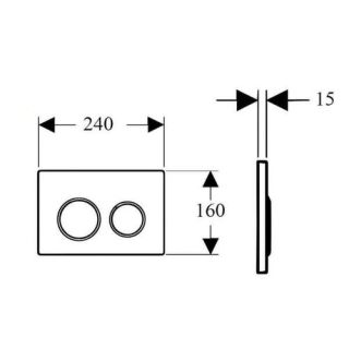 Клавиша смыва Boheme золото 658 для инсталяции