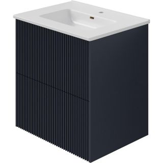 Тумба под раковину La Fenice Terra FNC-01-TER-BG-60-2 Синяя матовая 60 см