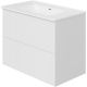 Тумба под раковину La Fenice Terra FNC-01-TER-B-80-2 белая 80 см