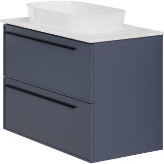 Тумба под раковину La Fenice Elba FNC-01-ELB-BG-90-2 синяя матовая 90 см