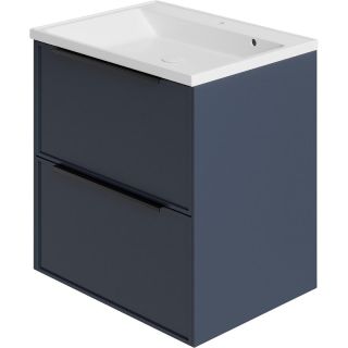 Тумба под раковину La Fenice Simpla FNC-01-SIM-BG-60-2 Синяя матовая 60 см