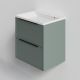 Тумба под раковину La Fenice Simpla FNC-01-SIM-C-100-2 Серо-зеленая 100 см