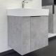 Тумба с раковиной Comforty Асти 60 00-00019191 Бетон светлый
