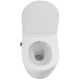 Унитаз подвесной ArtMax Zoe AM9322C1CHR/SC с функцией биде безободковый с сиденьем микролифт белый