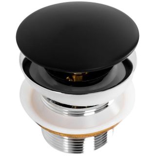 Донный клапан ArtMax AM-DR-BL клик-клак чёрный матовый