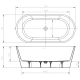 Акриловая ванна ArtMax AM-TORINO-1800-780 180x80 см
