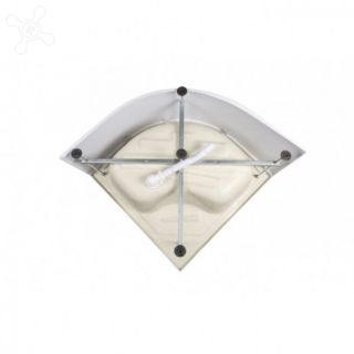 Душевая кабина Deto L 980 N без крыши 80х80х200 см