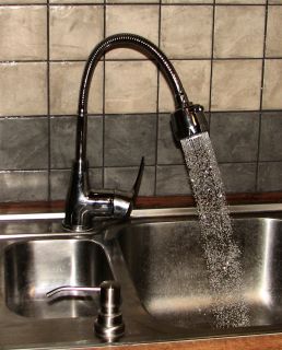 Смеситель для кухонной мойки Rossinka T40-26 Хром